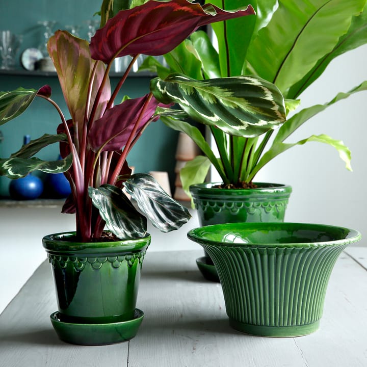 Copenhagen pot geglazuurd Ø16 cm, Groen Bergs Potter