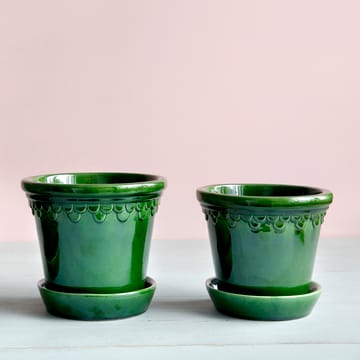 Copenhagen pot geglazuurd Ø16 cm - Groen - Bergs Potter