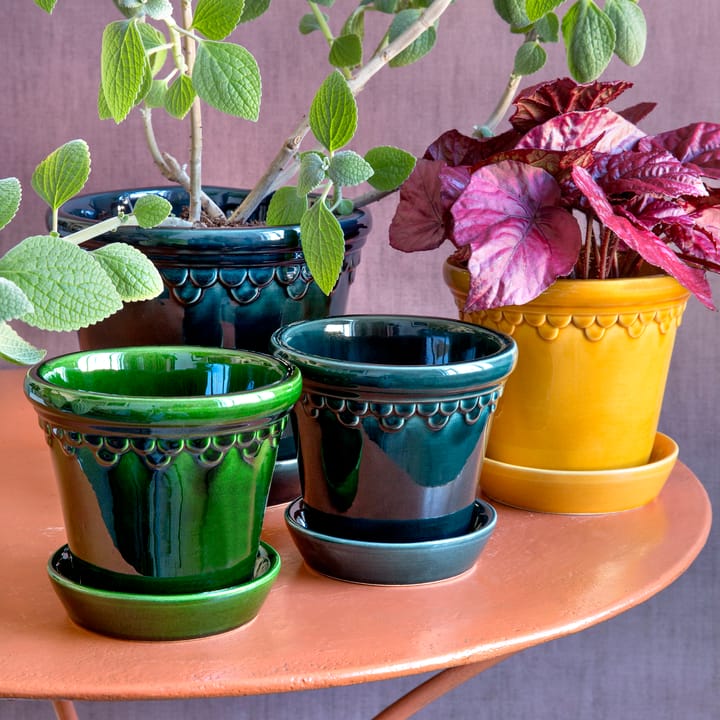 Copenhagen pot geglazuurd Ø18 cm, Geel Bergs Potter