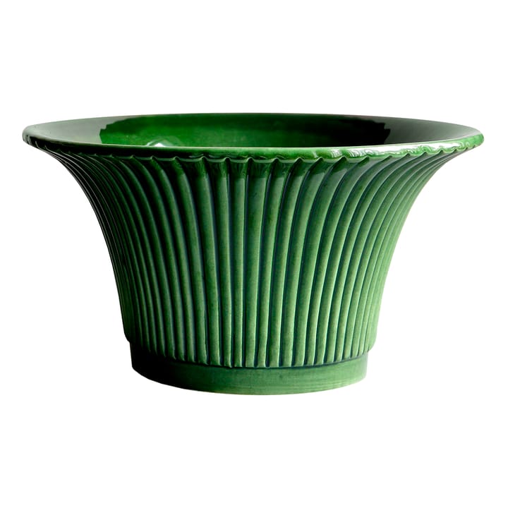 Daisy pot geglazuurd Ø25 cm - Groen - Bergs Potter