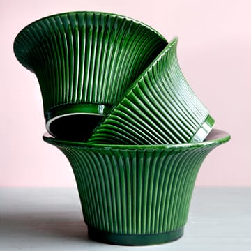Daisy pot geglazuurd Ø25 cm - Groen - Bergs Potter