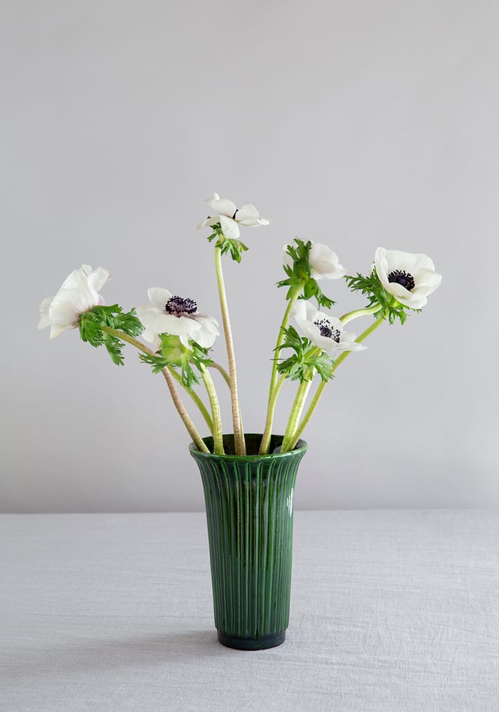 Daisy vaas geglazuurd Ø12 cm, Groen Bergs Potter
