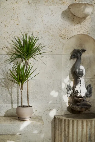 Delphi pot met schotel 2-delig - Grijs, Ø24 cm, laag - Bergs Potter