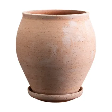 Delphi pot met schotel 2-delig - Roze, Ø20 cm - Bergs Potter