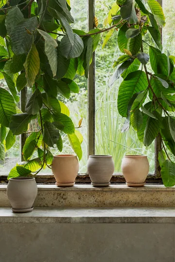 Delphi pot met schotel 2-delig - Roze, Ø20 cm - Bergs Potter