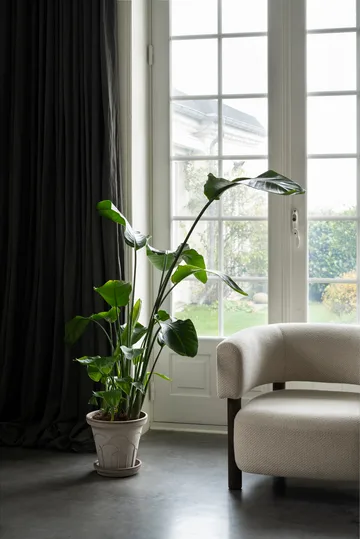 Fleur pot met schotel 2-delig - Grijs, Ø25 cm - Bergs Potter