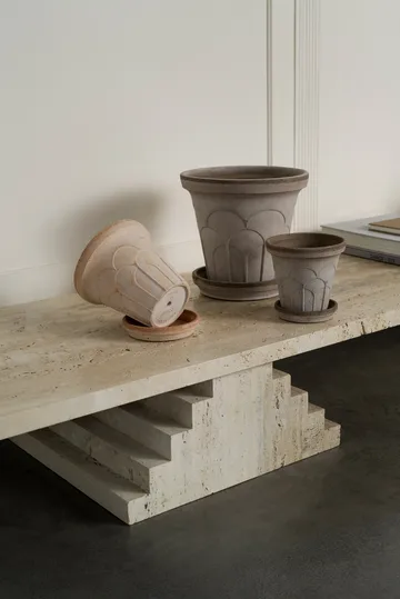 Fleur pot met schotel 2-delig - Roze, Ø16 cm - Bergs Potter