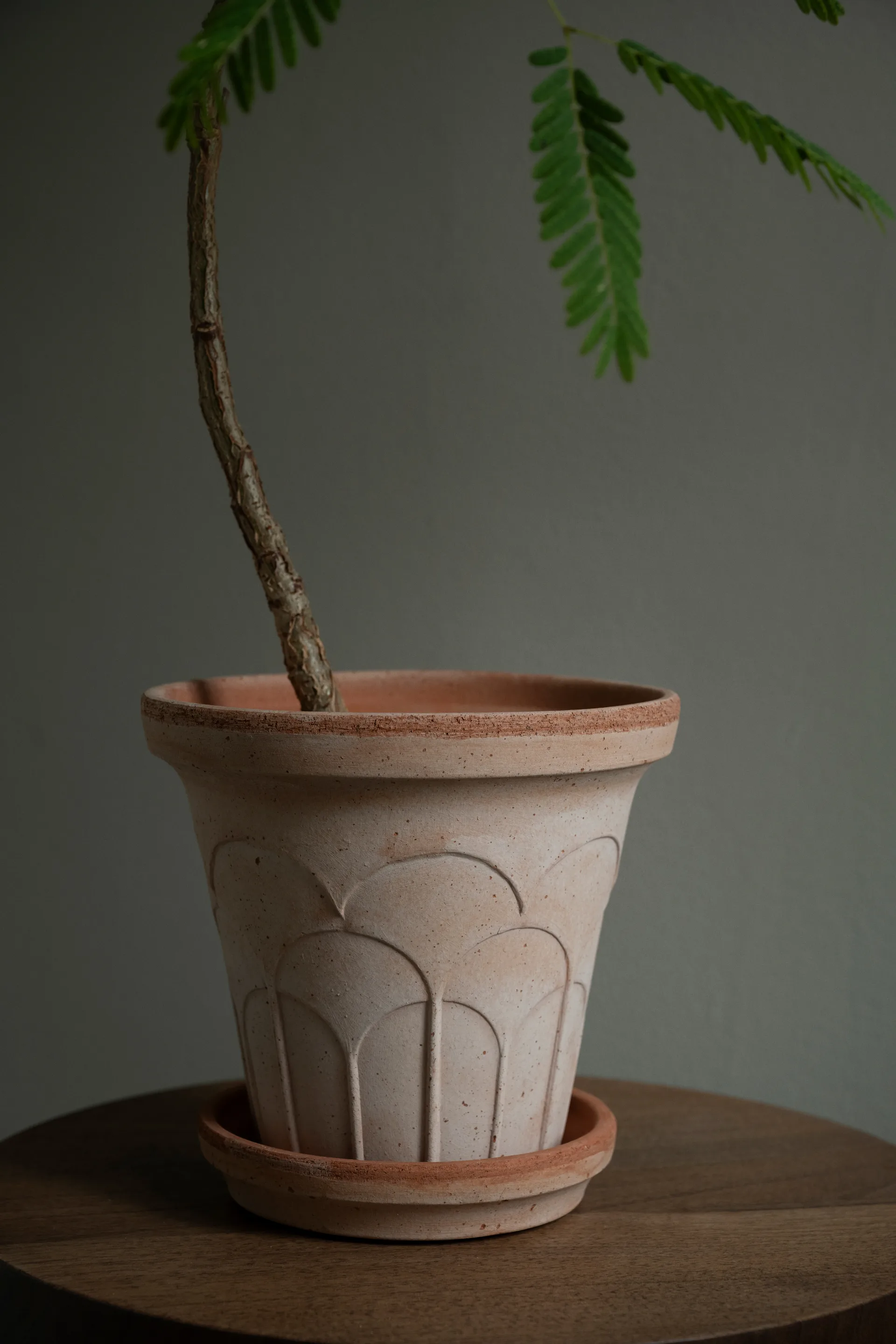 Fleur pot met schotel 2-delig, Roze, Ø16 cm Bergs Potter