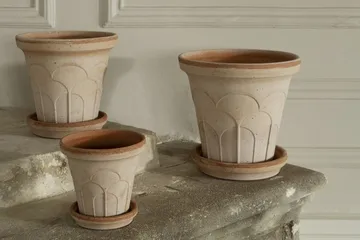 Fleur pot met schotel 2-delig - Roze, Ø18 cm - Bergs Potter