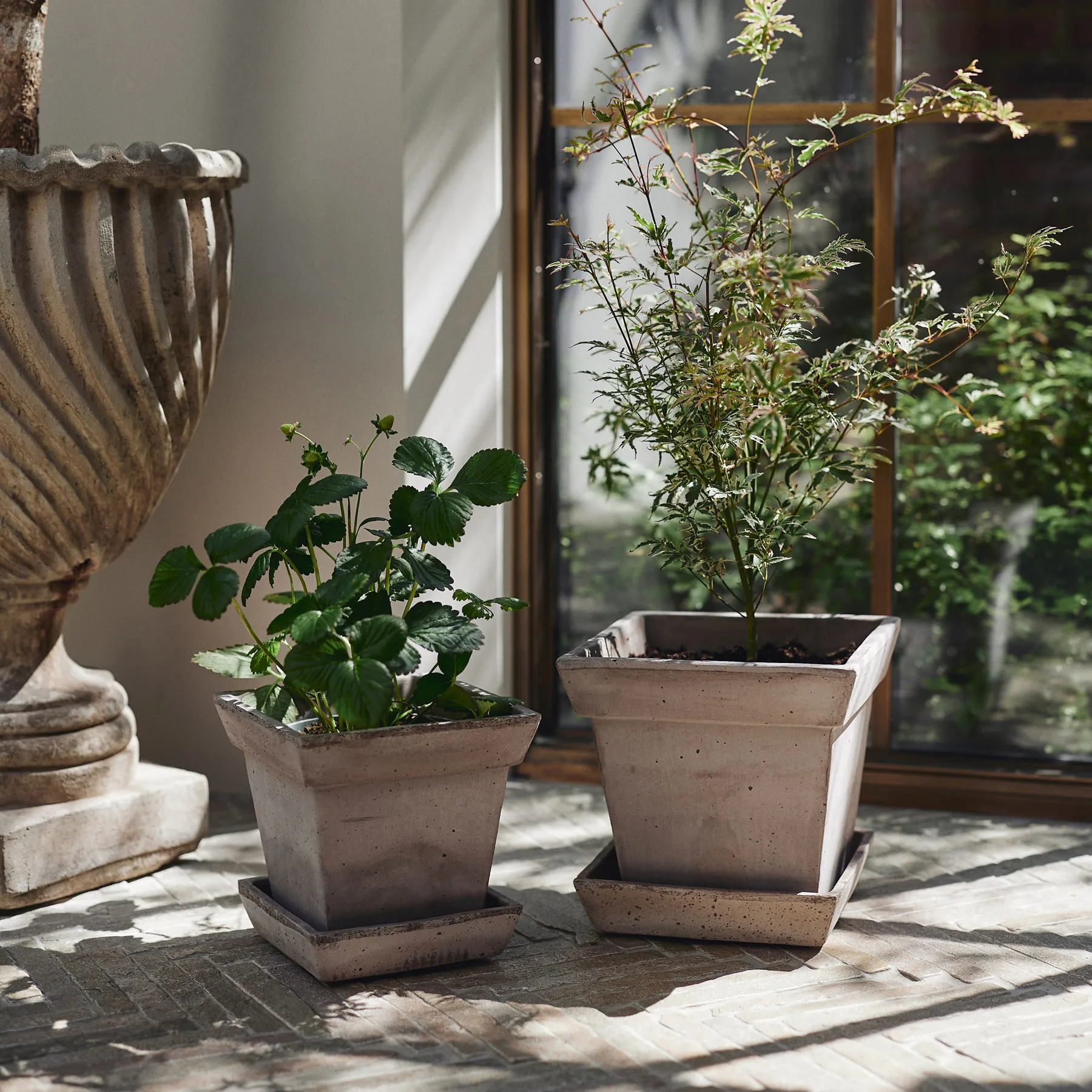 Gaia raw bloempot, Grey, Ø25 cm Bergs Potter