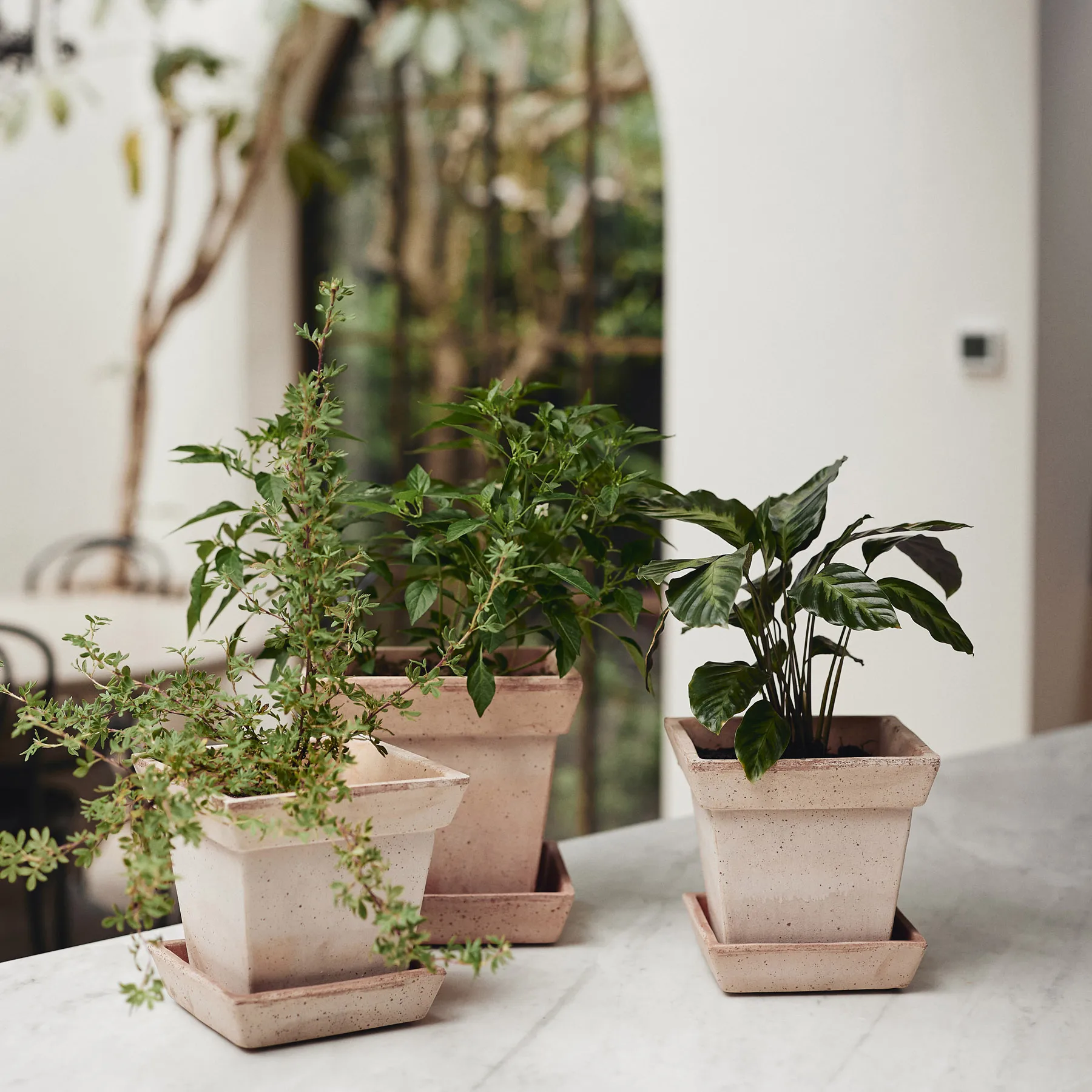 Gaia raw bloempot, Rosa, Ø25 cm Bergs Potter