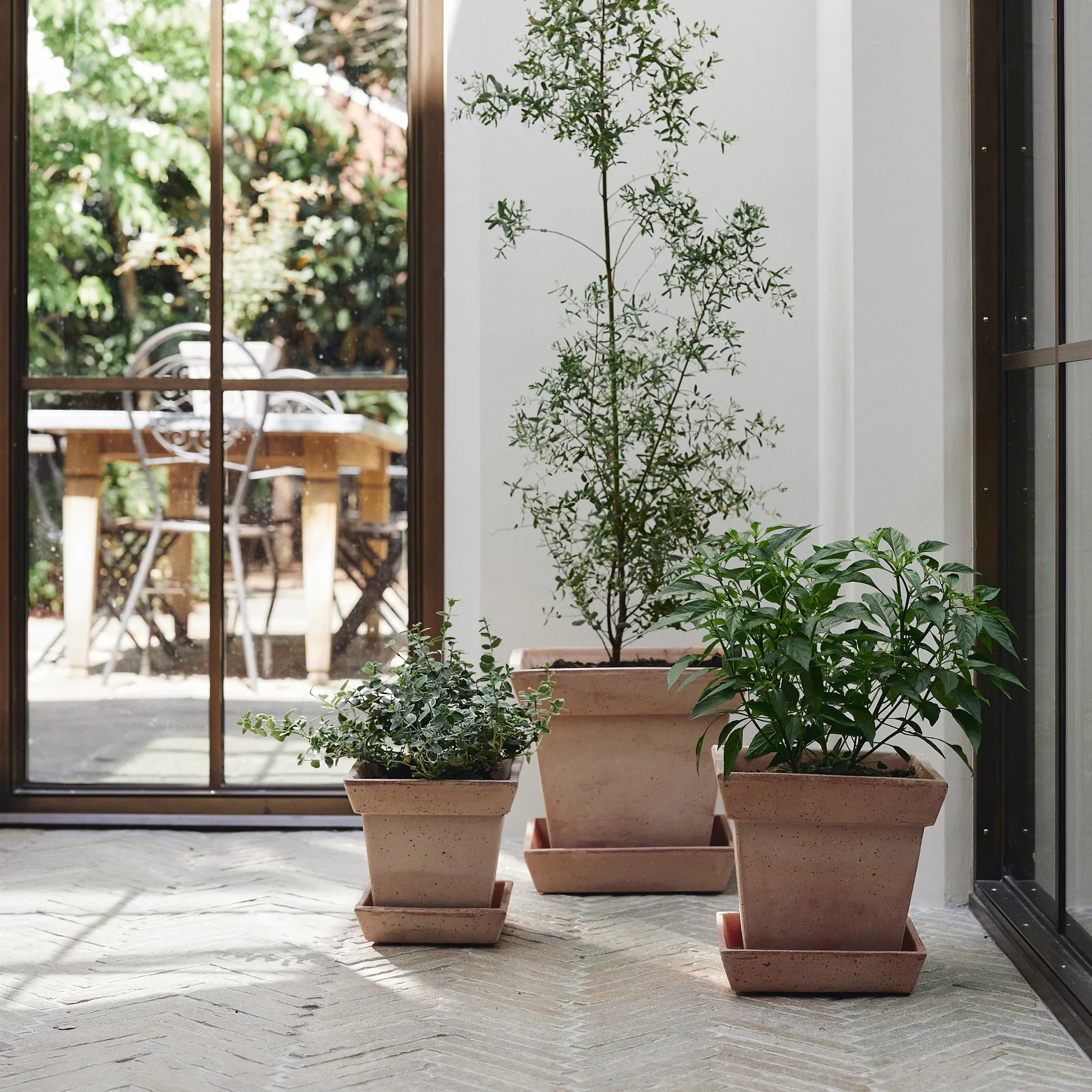 Gaia raw bloempot, Rosa, Ø25 cm Bergs Potter