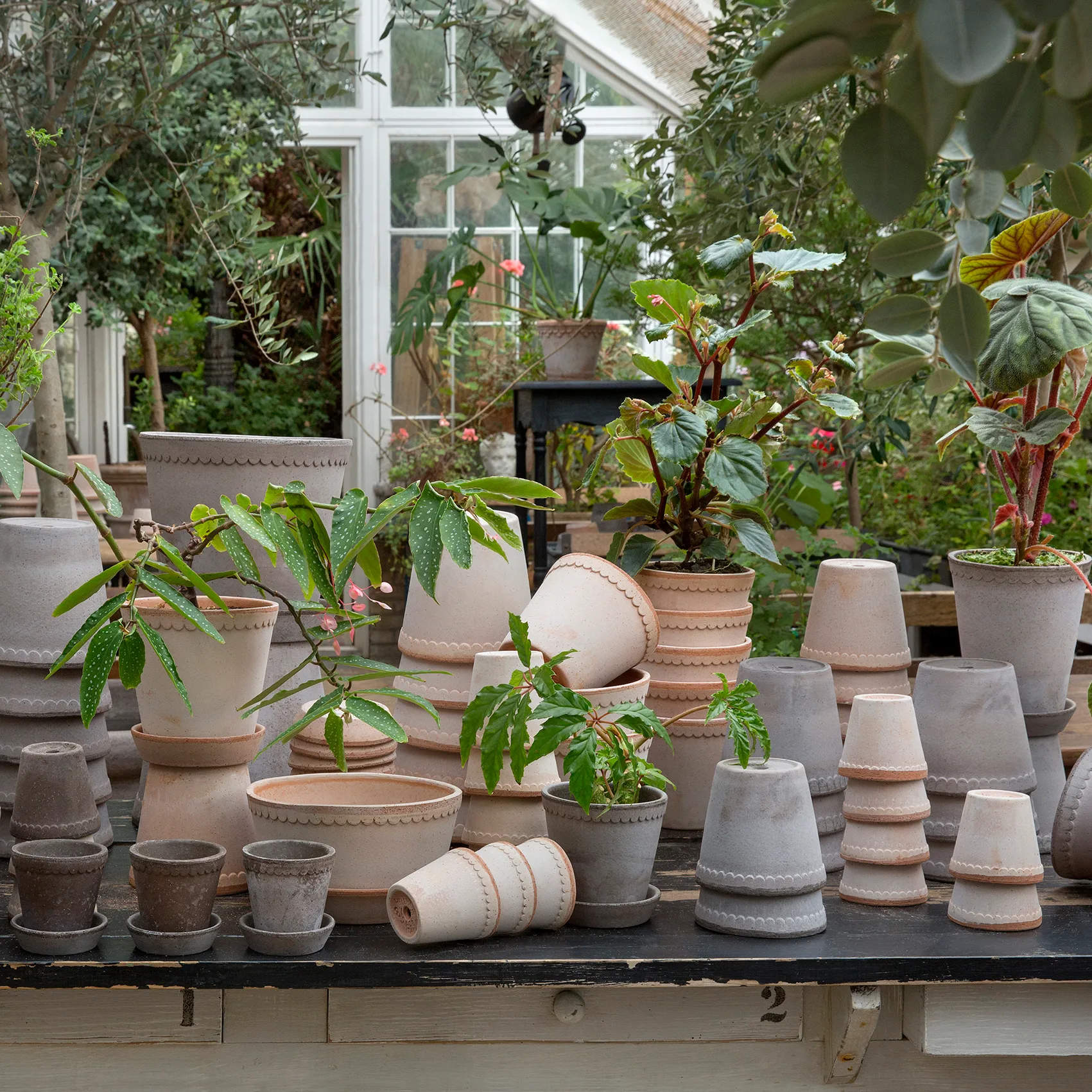 Helena pot Ø16 cm, Grijs Bergs Potter