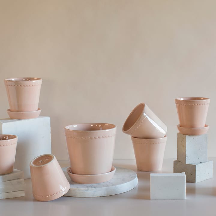Helena pot geglazuurd Ø18 cm - Quartz rose - Bergs Potter