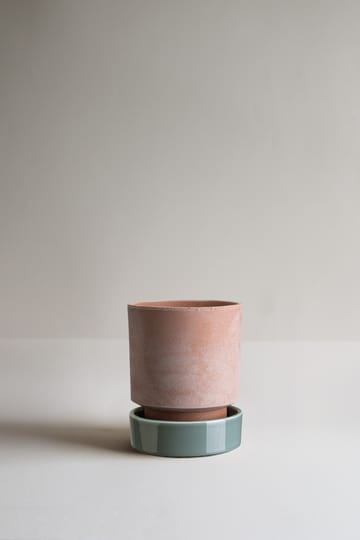 Hoff pot - Ø14 cm, Raw Rosa-Misty Blue - Bergs Potter