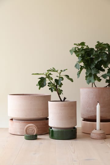 Hoff pot - Ø16 cm, Raw Rosa-Deep Burgundy - Bergs Potter