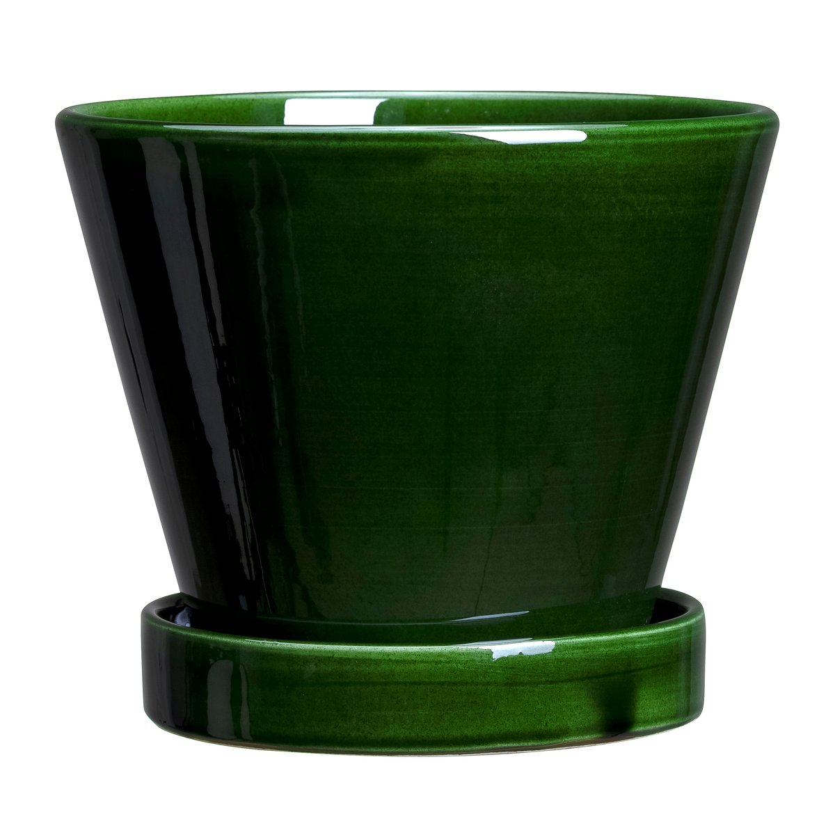 Bergs Potter Julie pot geglazuurd o13 cm Green emerald