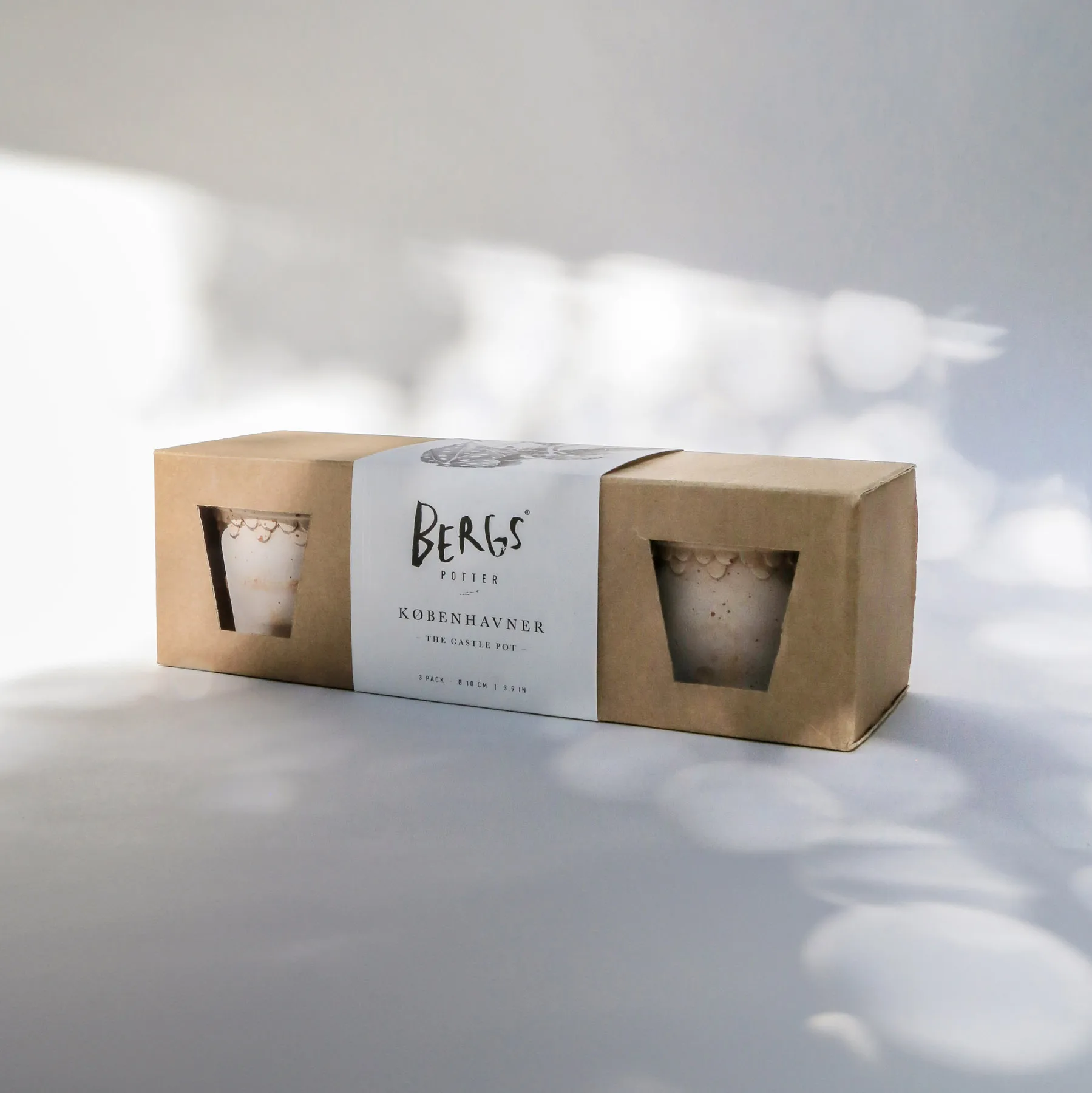 Københavner bloempot Ø10 cm 3-pack, Rosa Bergs Potter