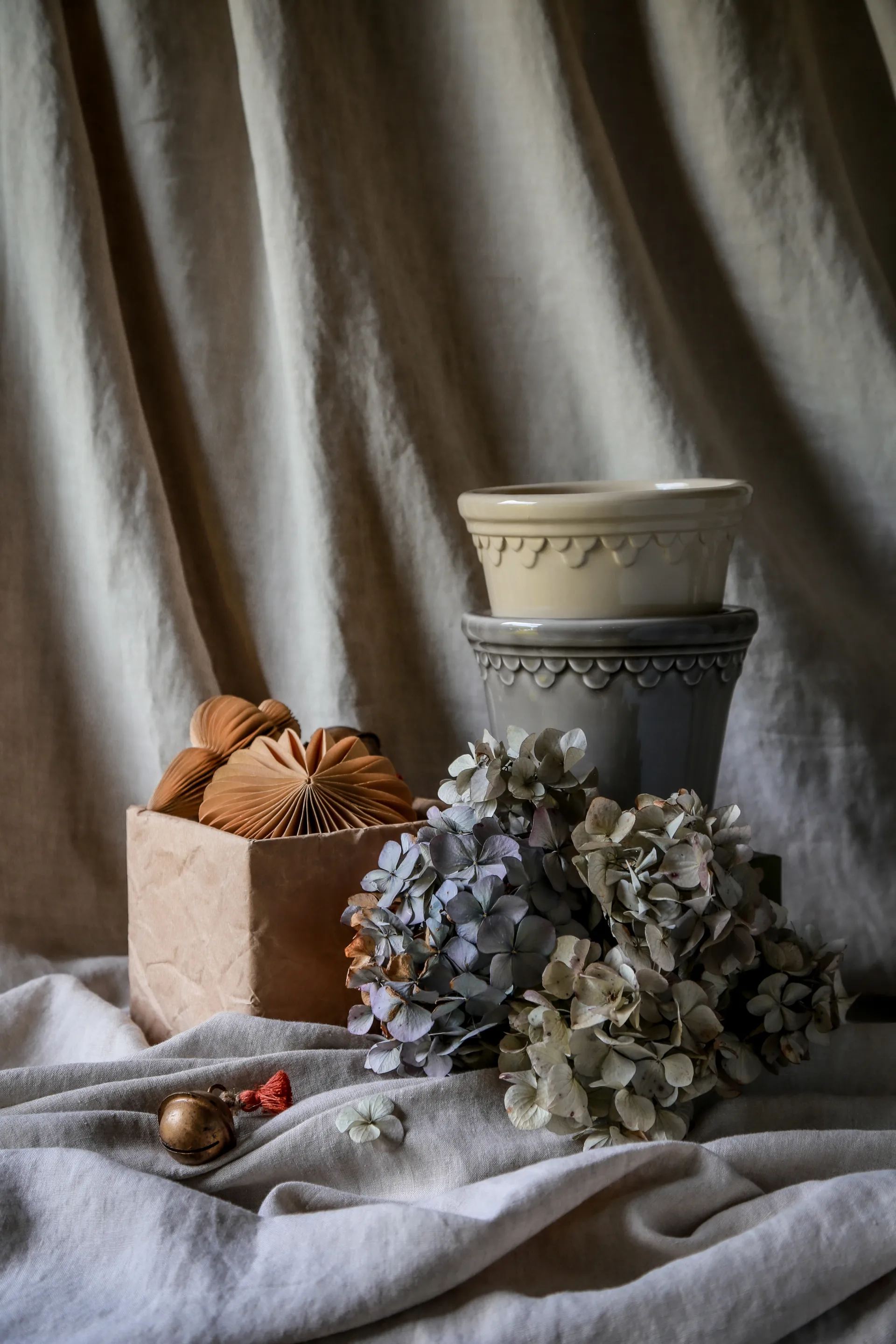 Københavner pot geglazuurd Ø14 cm, Grey Bergs Potter