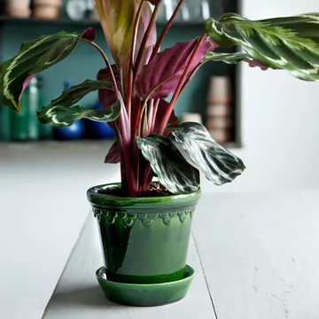 Københavner pot geglazuurd - Groen, Ø18 cm - Bergs Potter