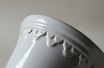 Københavner pot geglazuurd - Mineral White, Ø10 cm - Bergs Potter