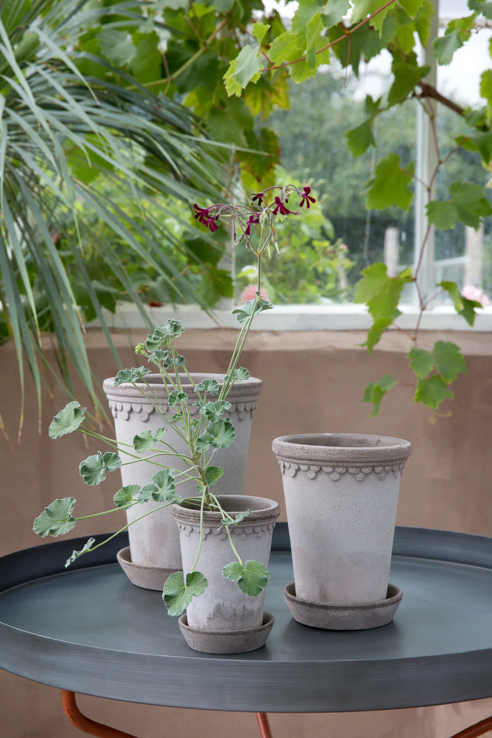 Københavner pot hoog Ø14 cm, Grijs Bergs Potter