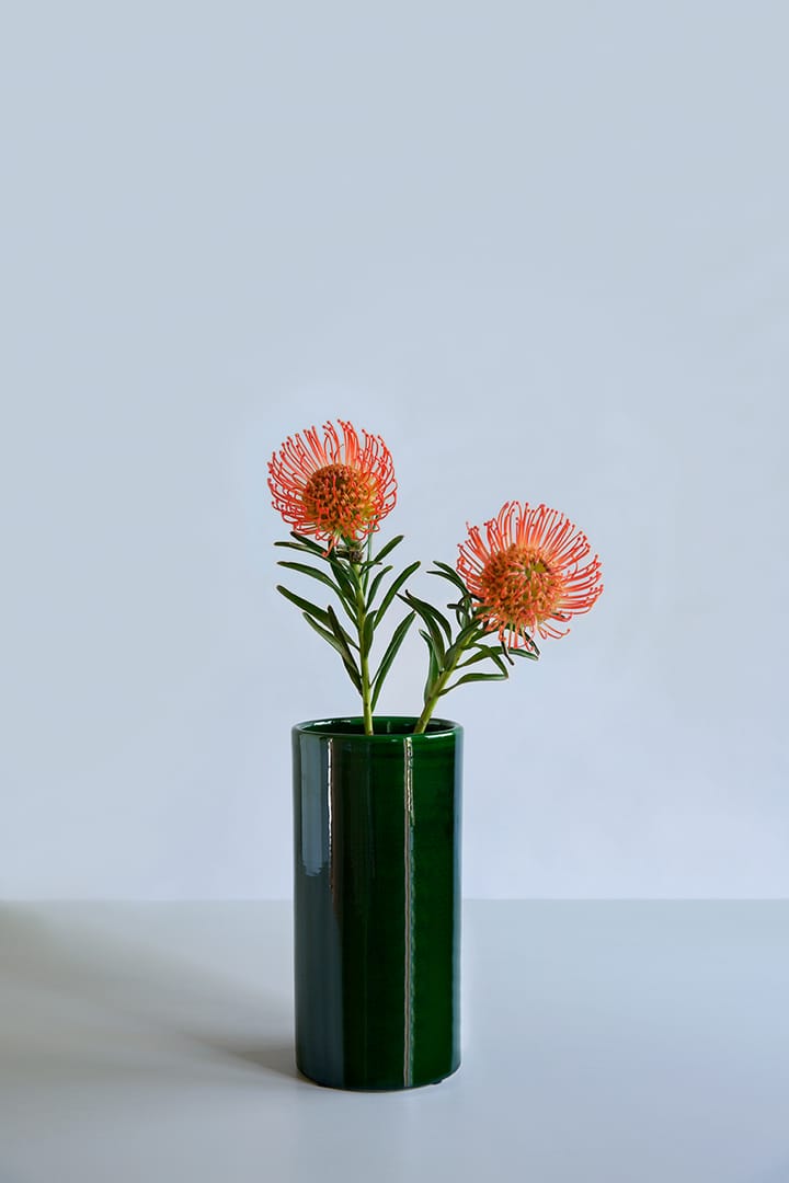 Romeo vaas geglazuurd Ø12 cm, Green Bergs Potter