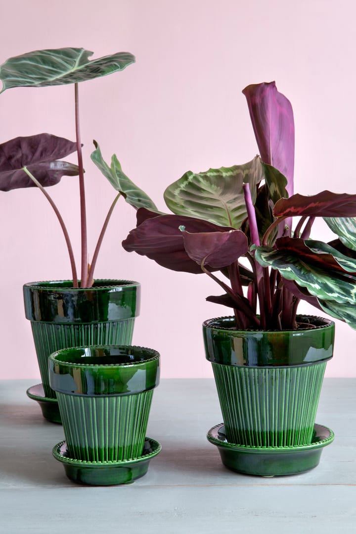 Simona bloempot geglazuurd Ø12 cm, Green Bergs Potter