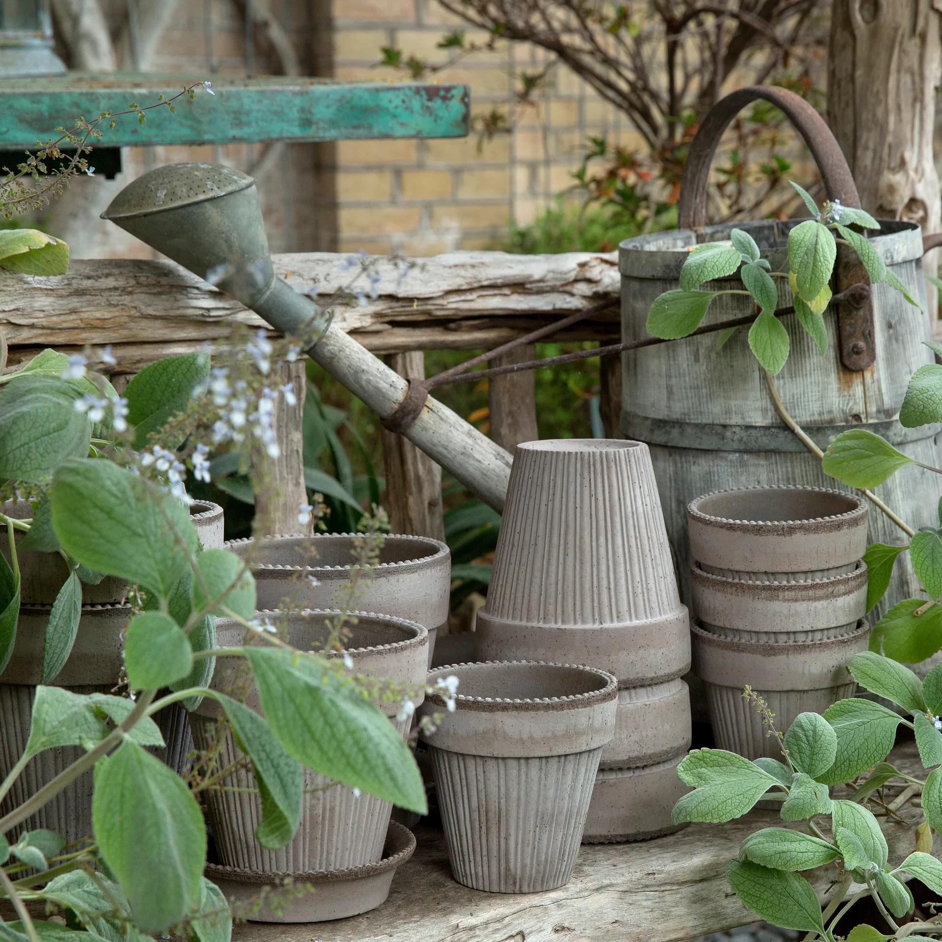 Simona pot 16 cm, Grijs Bergs Potter