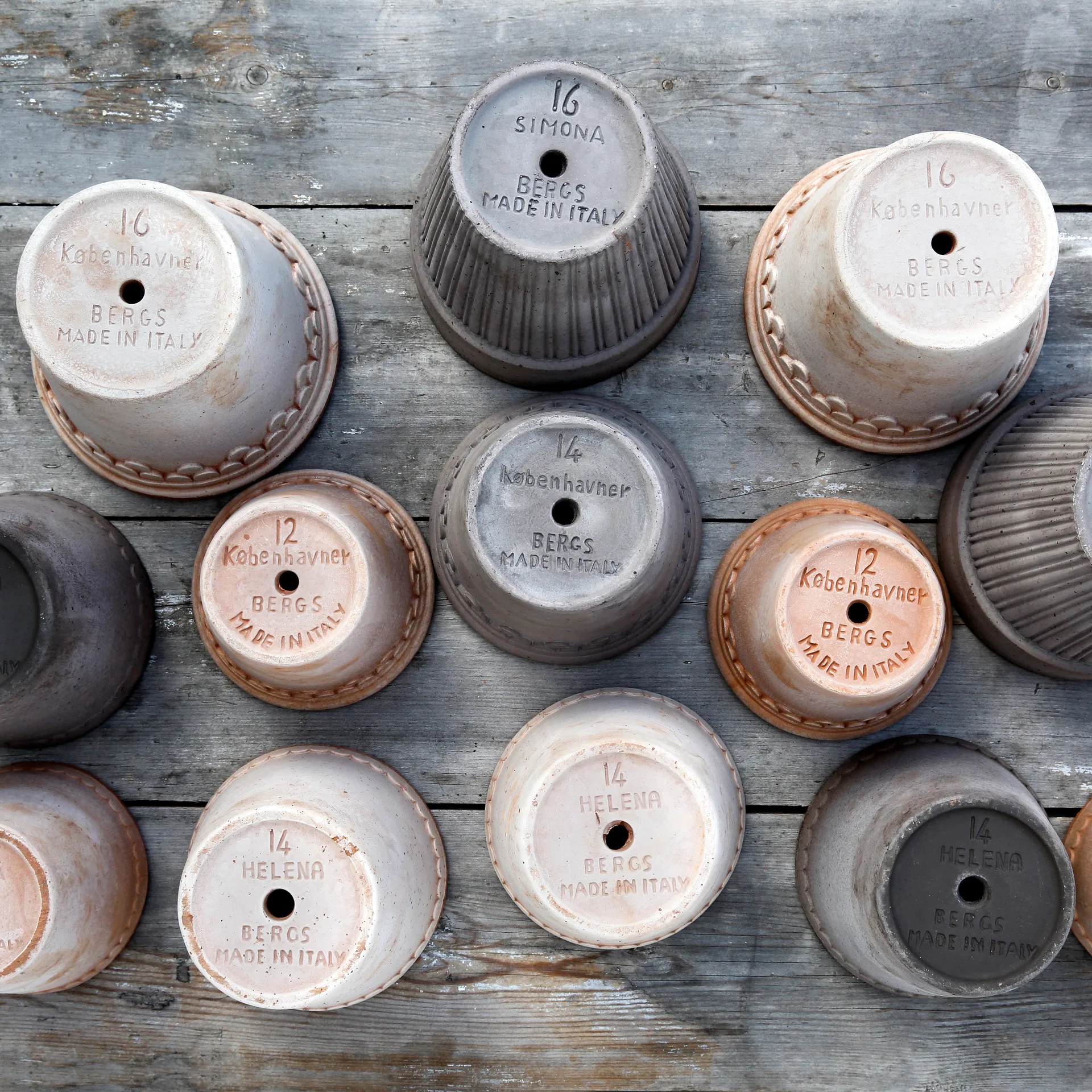 Simona pot 16 cm, Grijs Bergs Potter