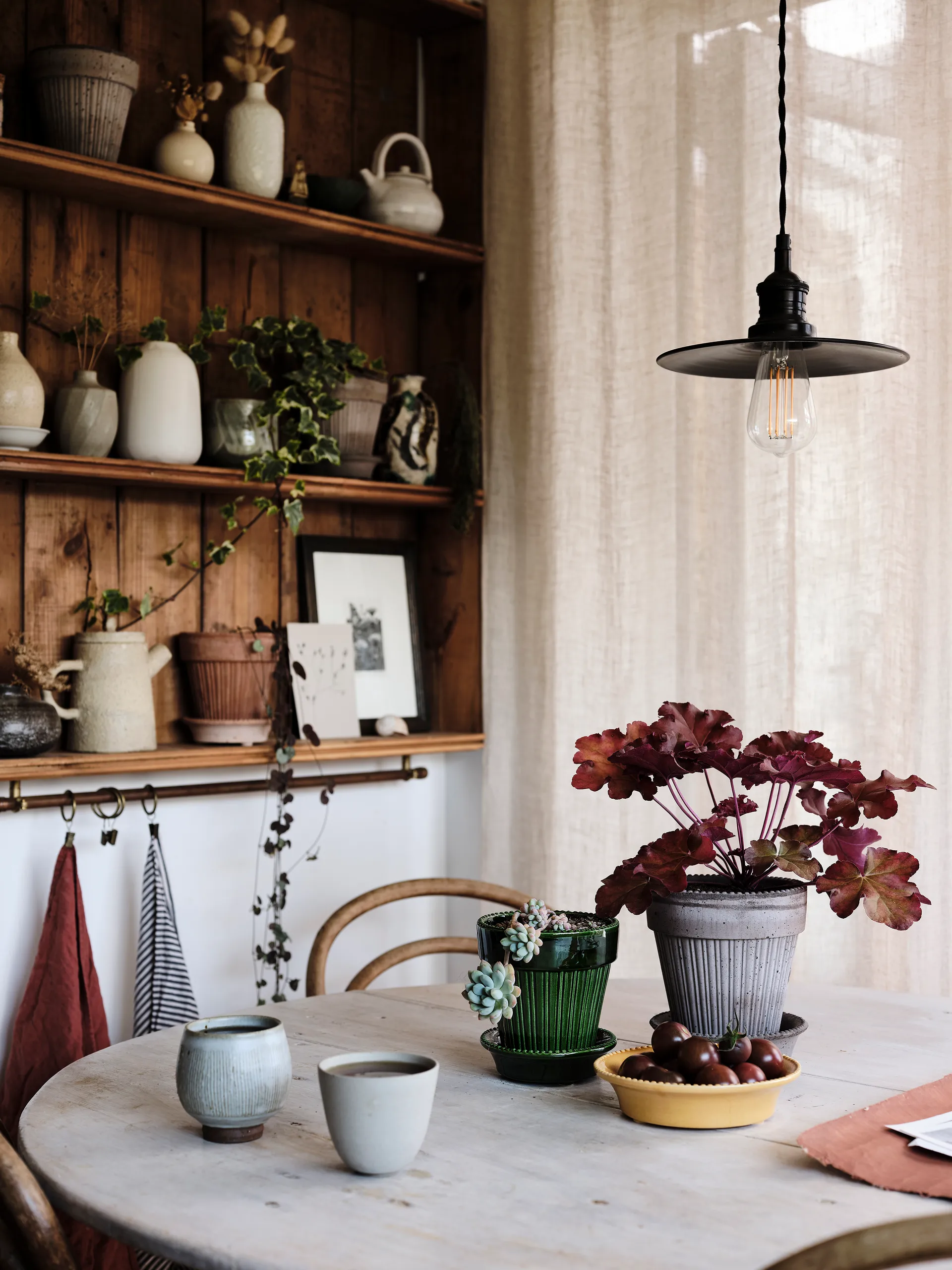 Simona pot geglazuurd Ø14 cm, Groen Bergs Potter