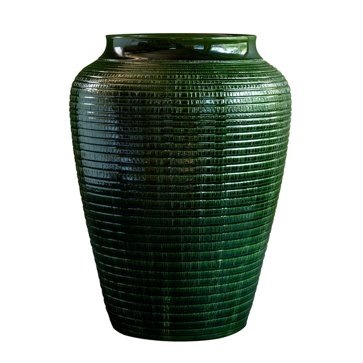 Willow vaas geglazuurd 35 cm - Green emerald - Bergs Potter