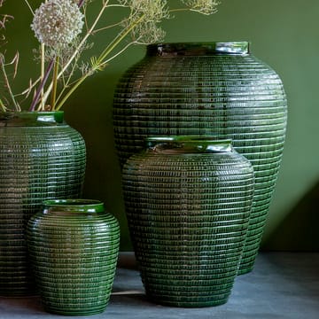 Willow vaas geglazuurd 35 cm - Green emerald - Bergs Potter