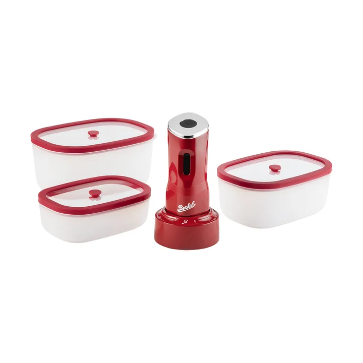 Berkel Icon mini vacuümpomp set - Rood - Berkel