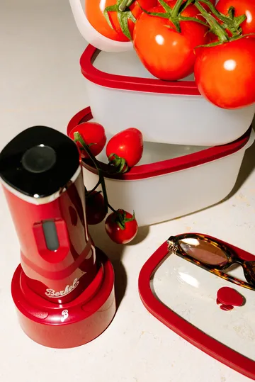 Berkel Icon mini vacuümpomp set - Rood - Berkel