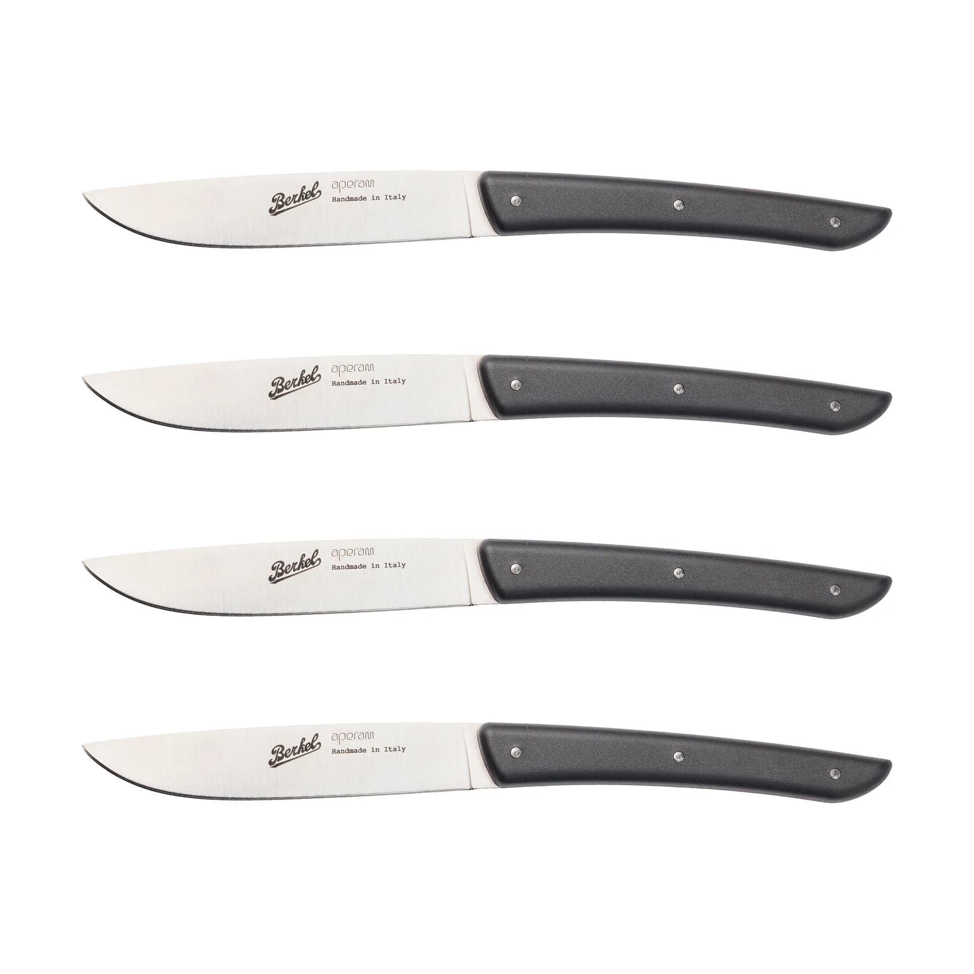Color vleesmes 4-pack 11 cm, Black Berkel