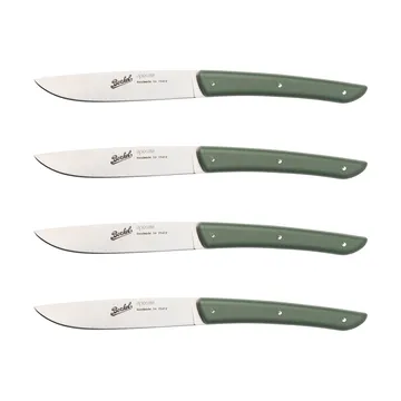 Color vleesmes 4-pack 11 cm - Olive Green - Berkel