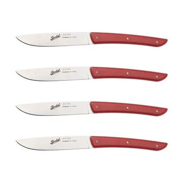 Color vleesmes 4-pack 11 cm - Red - Berkel