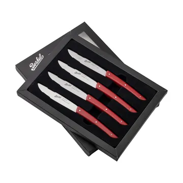 Color vleesmes 4-pack 11 cm - Red - Berkel