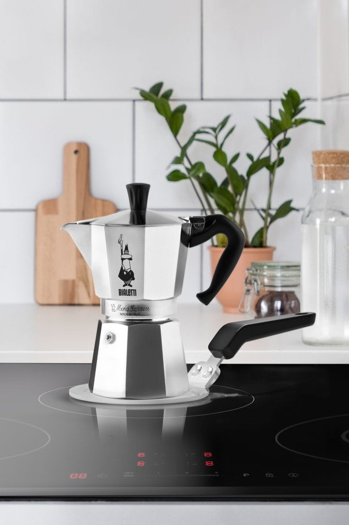 Bialetti inductieplaat Ø13 cm, Zilver-zwart Bialetti