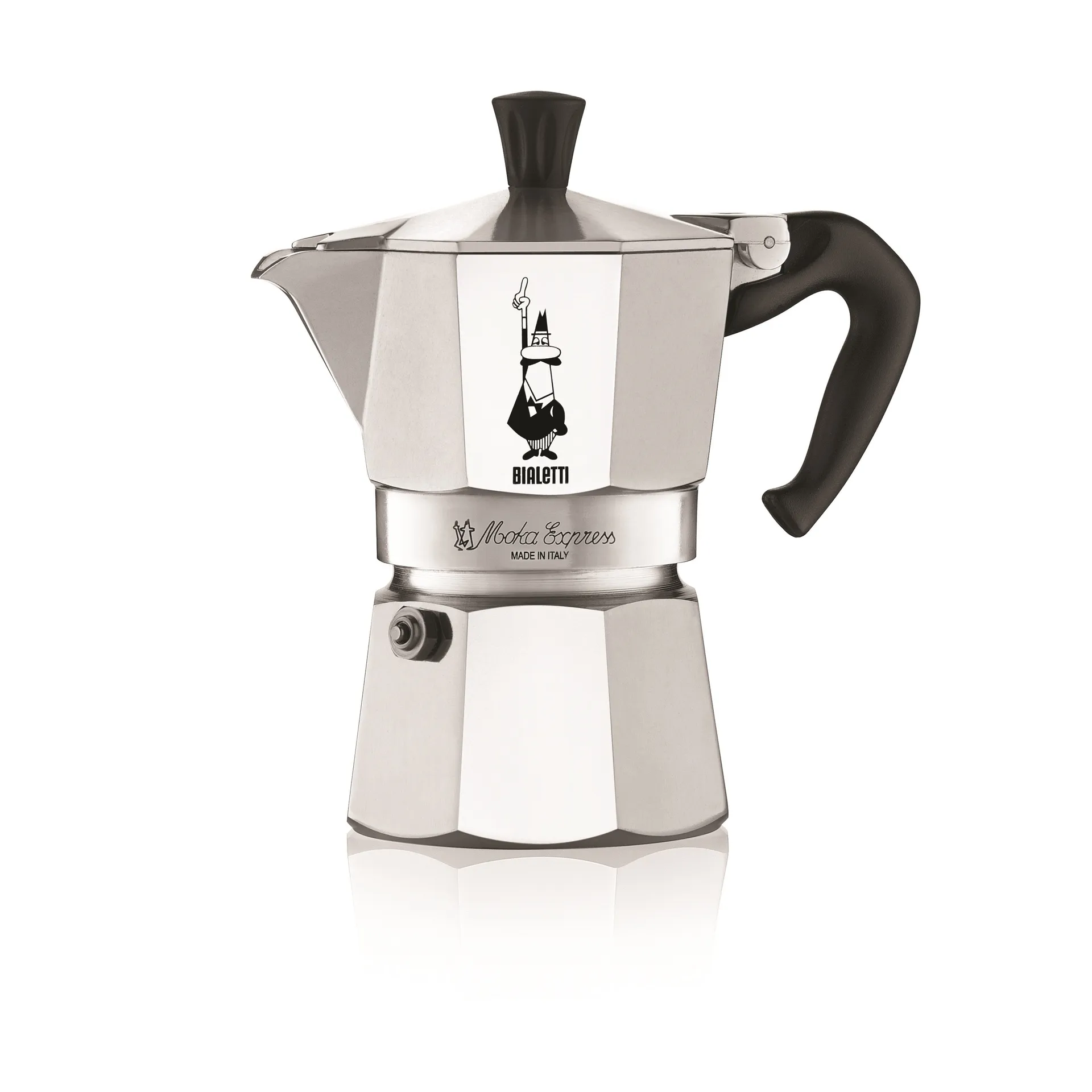 Moka koffiekoker 3 kopjes, Zilver Bialetti