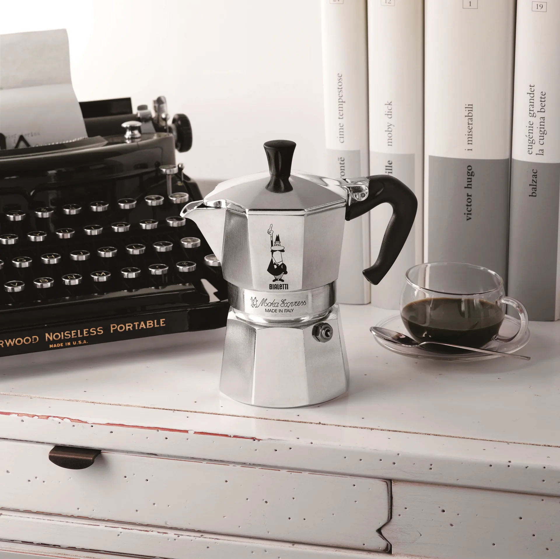 Moka koffiekoker 3 kopjes, Zilver Bialetti