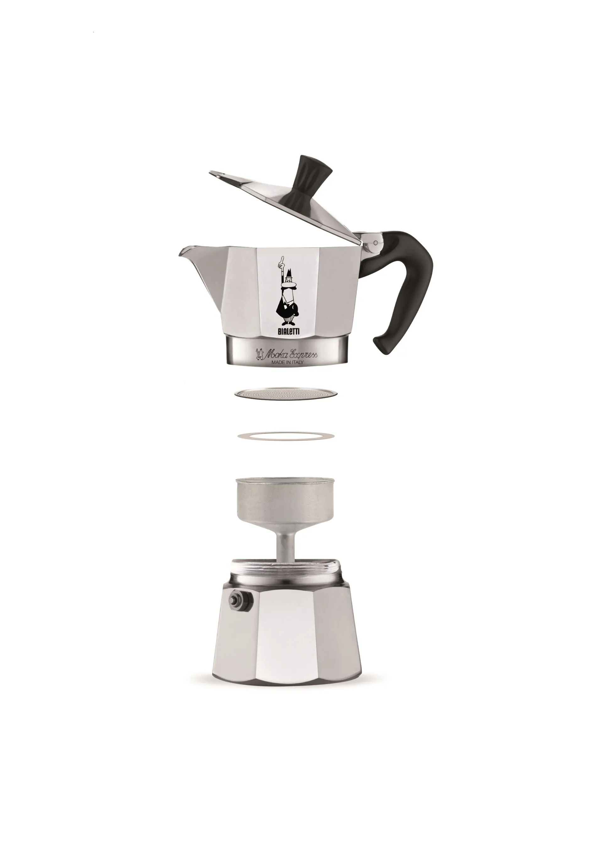 Moka koffiekoker 9 kopjes, Zilver Bialetti