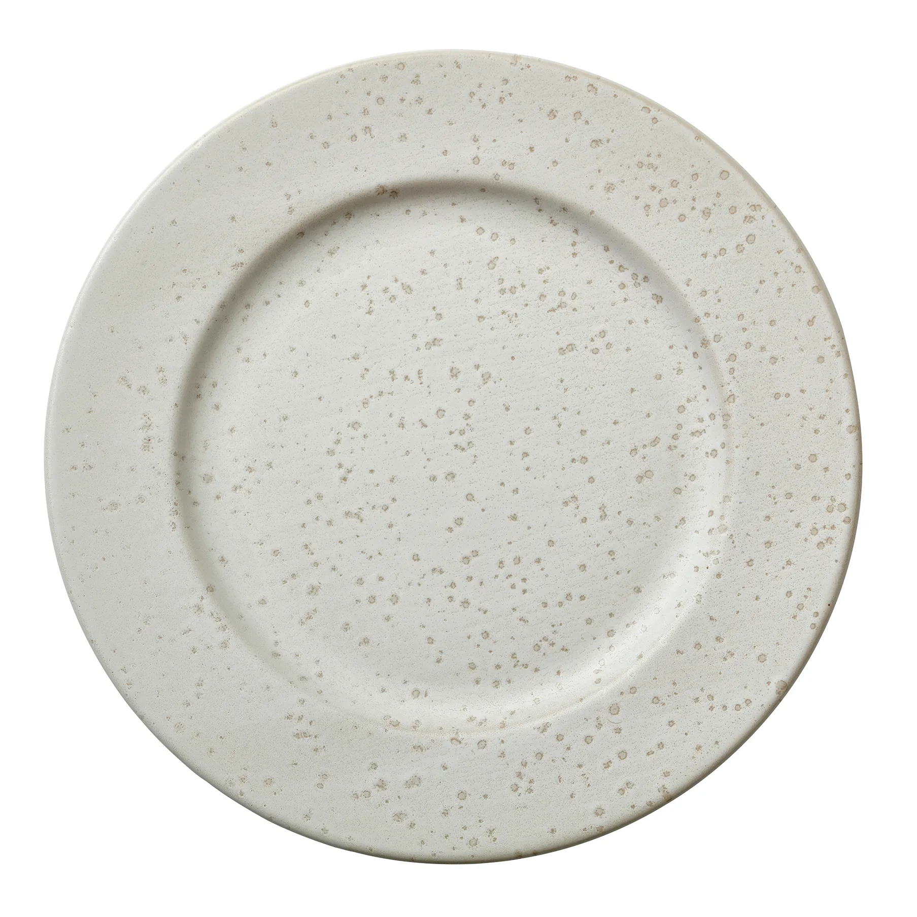 Bitz bord Ø27 cm mat, Mat roomwit Bitz