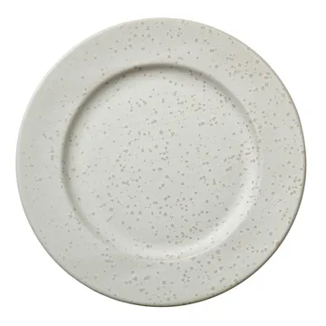 Bitz bord Ø27 cm mat - Mat roomwit - Bitz