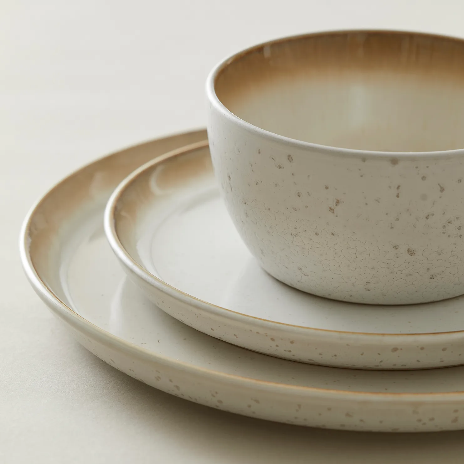 Bitz bord gastro Ø 21 cm, Roomwit-crème Bitz