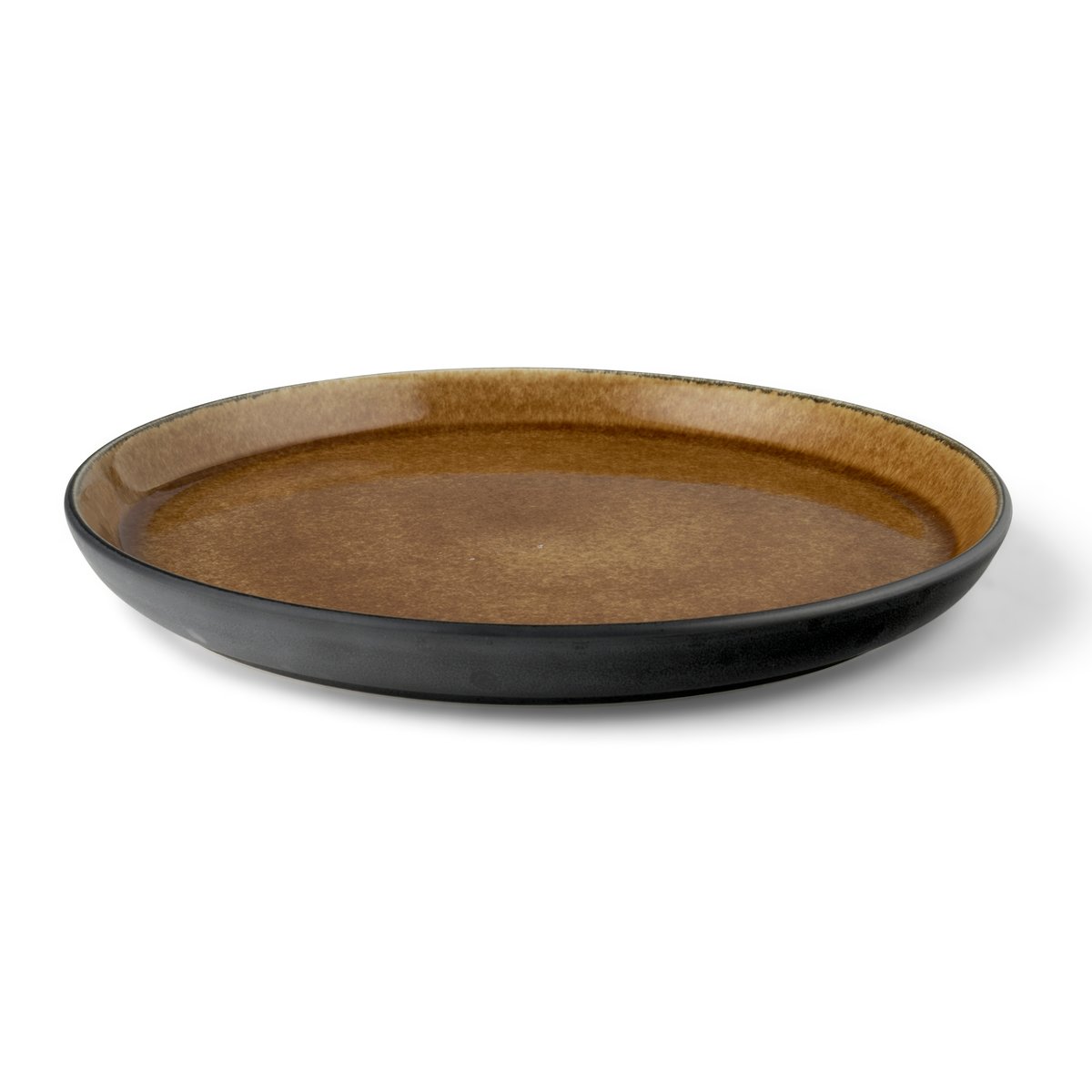 Bitz Bitz bord gastro Ø 21 cm Zwart-amber