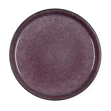 Bitz bord gastro Ø 21 cm - Zwart-paars - Bitz