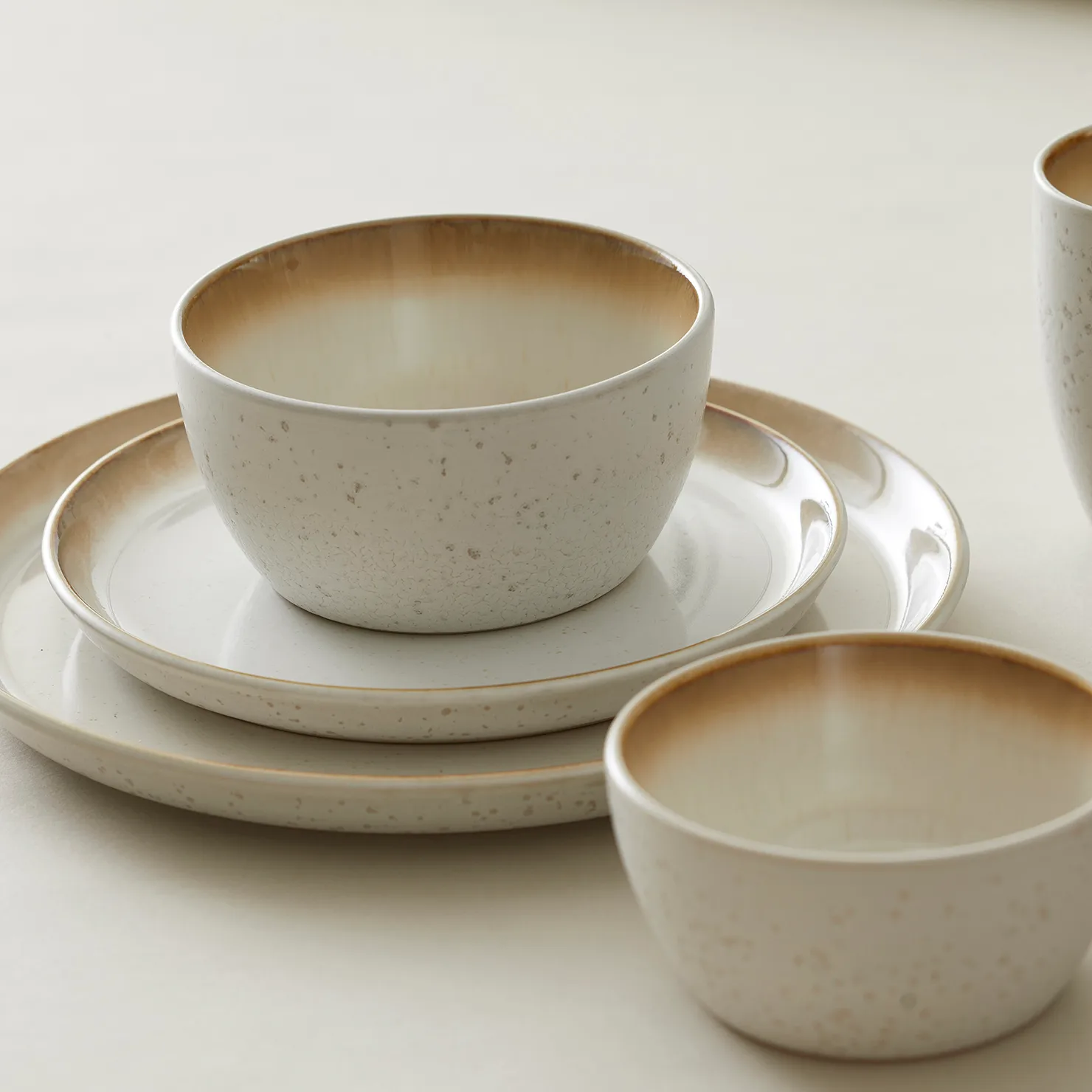 Bitz bord gastro Ø27 cm, Roomwit-crème Bitz