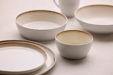 Bitz bord gastro Ø27 cm - Wit-crèmewit - Bitz